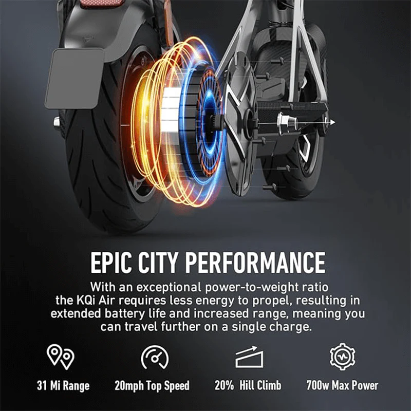 NIU KQi Air Electric Kick Scooter - Image 8
